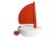 Playsam Sailboat 130mm Red & White