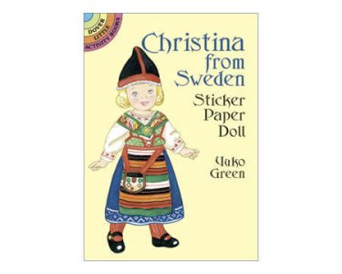 Christina from Sweden Sticker Paper Doll by Yuko Green