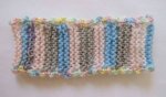 KSS Pastel Striped Knitted Cotton Headband with 13 - 15"