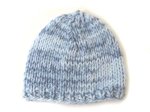 KSS Lightblue Knitted Cotton Cap 13-14" (3-6 Months)