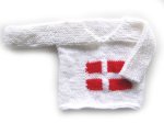 KSS Pullover Baby Sweater with Danish Flag (6 Months) SW-951