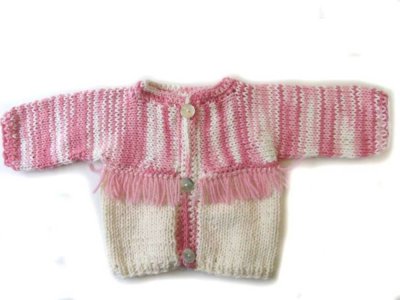 KSS Pink Cotton Sweater/Cardigan (12-18 Months)