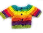 KSS Rainbow Sweater/Jacket (9 Months) SW-1020