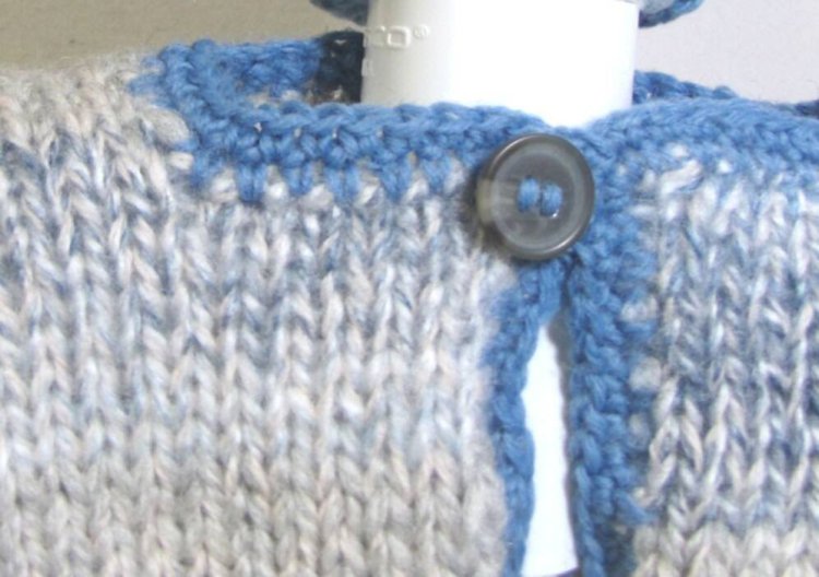 KSS Sky Grey/Blue Sweater/Jacket (6-9 Months)
