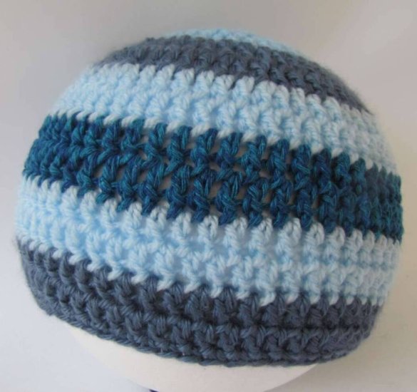 KSS Striped Crocheted Cap 17-19
