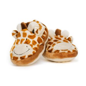 Teddykompaniet Diinglisar Wild Giraffe Baby Booties (3-6 Months
