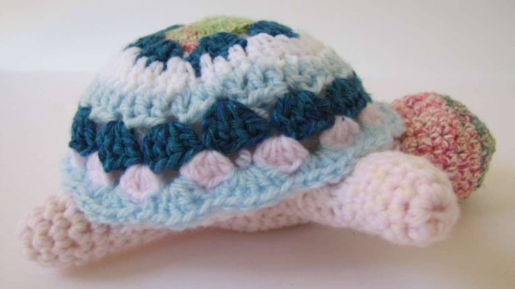 KSS Turtle with a Crocheted Shell 8