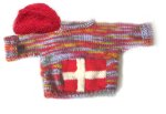 KSS Pullover Baby Sweater with Danish Flag (12 Months) SW-950-HA-205