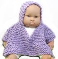 KSS Lilac Hooded Kids Poncho 0 - 6 Years