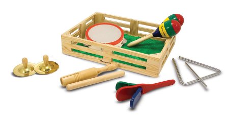 Melissa & Doug Shape Band-in-a-Box Musical Instruments