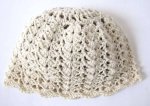 KSS Lacy Natural Handmade Cotton Cap Size 18" (2-3 years)
