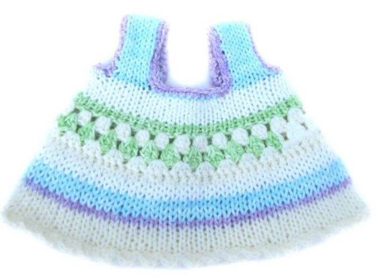 KSS Knitted/Crocheted Dress with Headband 6 Months
