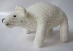 KSS Knitted Polar Bear 8" long