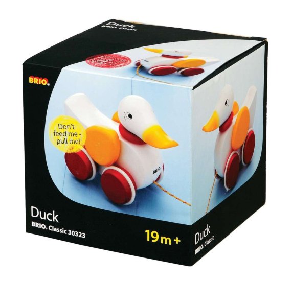 BRIO Pull-Along Duck 30323 (Dented Box)