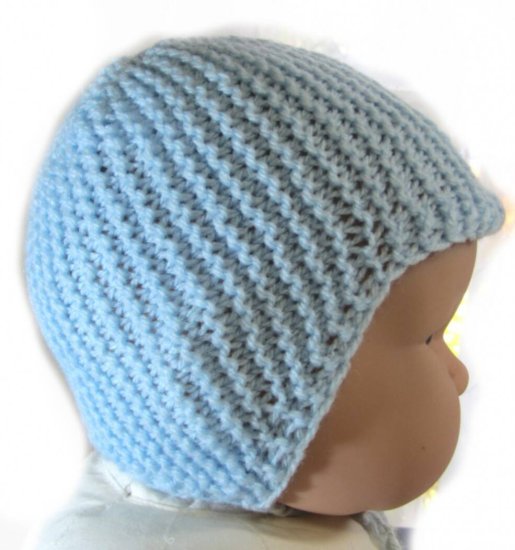 KSS Blue Knitted Classic Cap 12" (6-9 Months) HA-072 - Click Image to Close