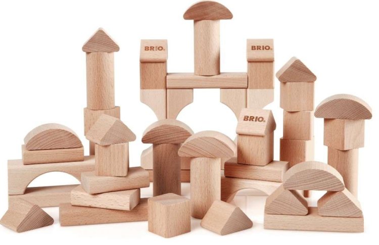 Brio Wooden Block Set, 50-Piece 30113