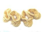 KSS Yellow Cotton Crocheted Booties (6-9 Months)