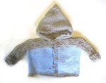 KSS Blue/Grey Colored Hooded Sweater (2 Years) SW-902