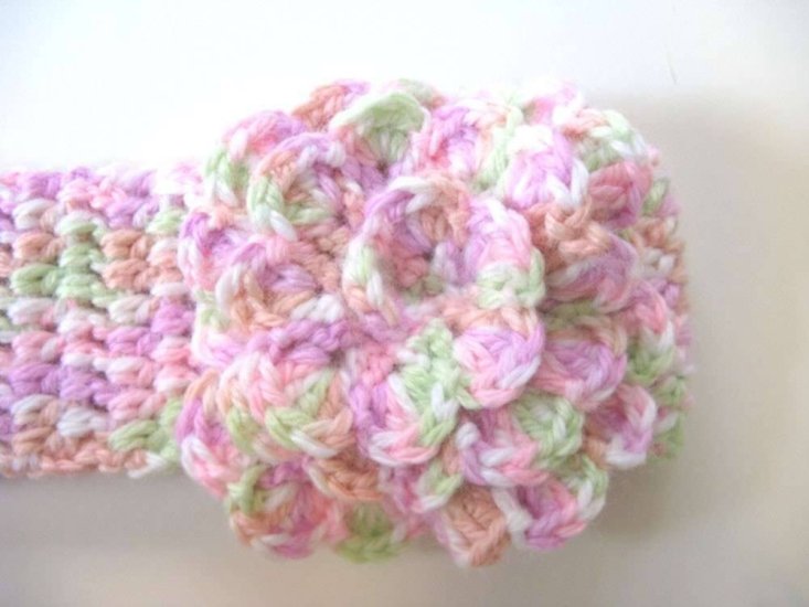 KSS Pastel Colored Crocheted Headband 15-18