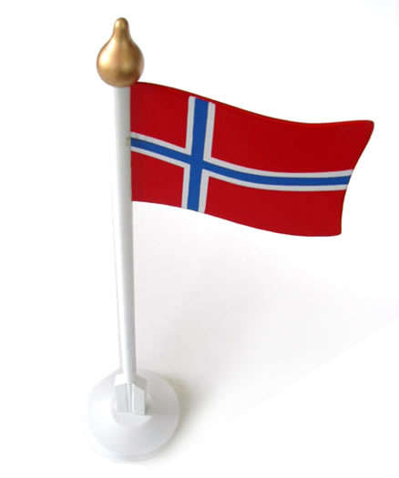 Norweigan Wooden Flag - Click Image to Close