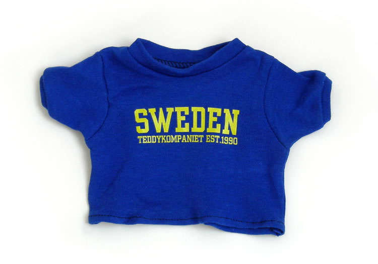 Teddykompaniet Teddy Bear T-Shirt Sweden Small - Click Image to Close