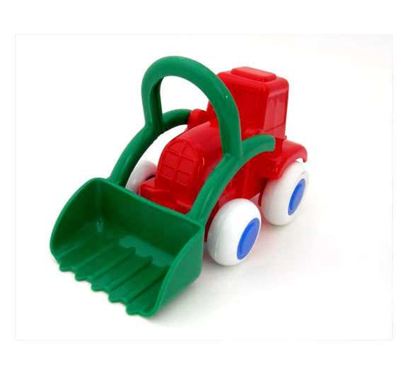 Viking Toys 5" Chubbies Tractor Red