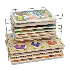 Melissa & Doug Deluxe Wire Puzzle Rack - 1525 - Click Image to Close
