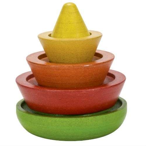 PLAN Toys Preschool Cone Sorting 5617 - Click Image to Close