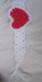 KSS White Narrow Headband with a Heart up to 19" (Toddler)