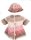 KSS Pink/Beige Cotton Sweater/Jacket Set (6-12 Months) SW-1081