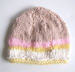 KSS Very Soft Pink Beanie Hat 13" (0-3 Months)
