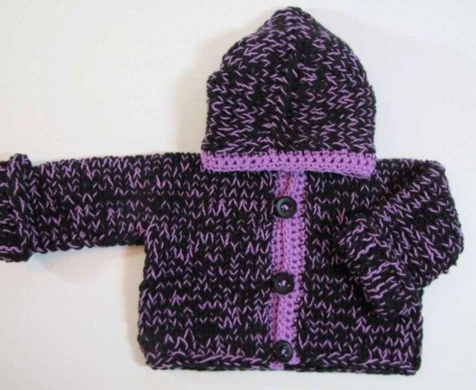KSS Night Sky Hooded Sweater/Jacket (6-9 Months) - Click Image to Close