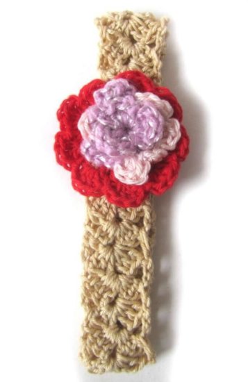 KSS Natural Cotton Headband with Flower 12"