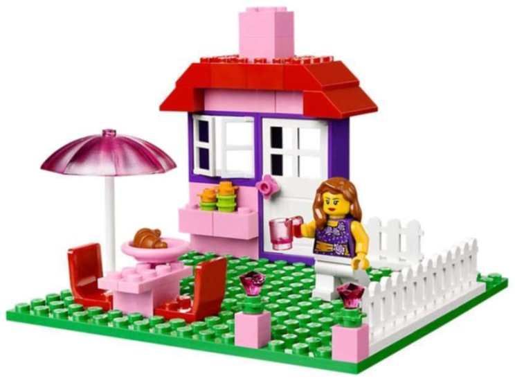 LEGO Juniors Bricks & More Pink Suitcase 10660 - Click Image to Close