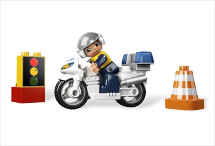 LEGO DUPLO Police Bike 5679 - Click Image to Close