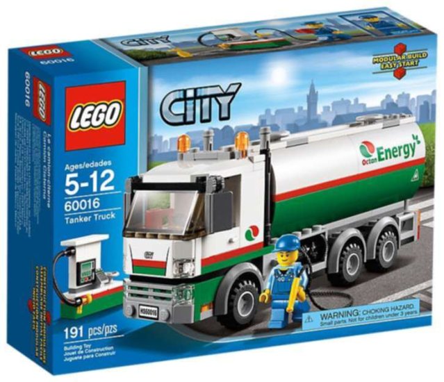LEGO City Tanker Truck 60016 - Click Image to Close