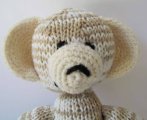 KSS Knitted Cotton Monkey 12" tall TO-025