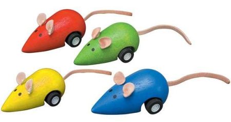 PLAN Toys Mechanical Moving Mouse