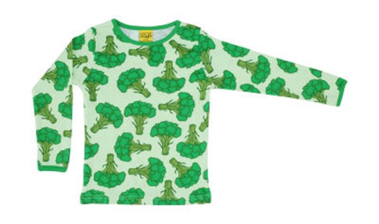 DUNS Sweden Adult "Broccoli" Organic Cotton Long Sleeve Top 42/44/Large