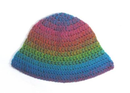 KSS Rainbow Soft with Brim Hat 16" 6 - 12 months HA-597