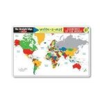 Melissa & Doug Countries of the World Write-a-Mat - 5042