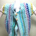 KSS Multi colored Granny Sweater/Vest (12-24 Months) SW-1088