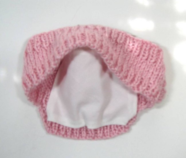 KSS Pink Around Head Knitted Lined Face Mask 1-5 Years - Click Image to Close