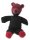 KSS Large Knitted Black Teddy Bear 19" TO-020