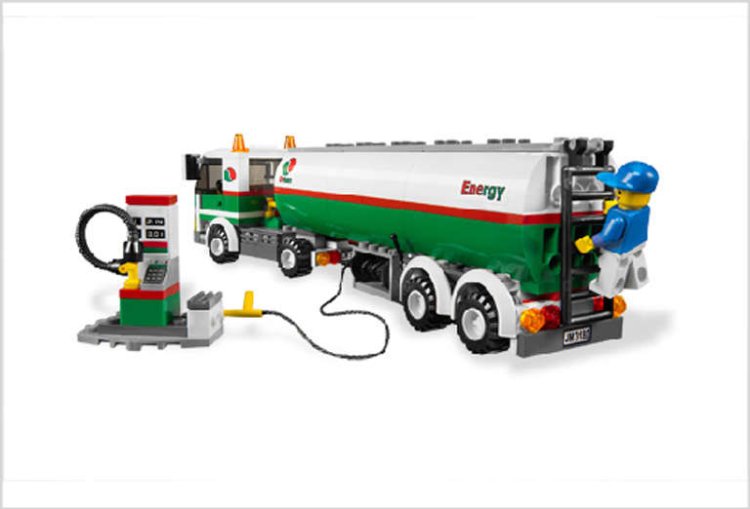 LEGO City Tank Truck - Click Image to Close