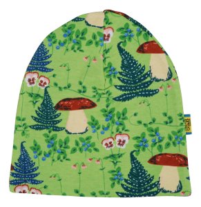 DUNS Organic Cotton Double Layer "Linnea-Jade Lime" 49cm Hat 1-4 Years
