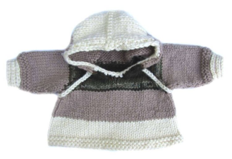 KSS Lightbrown/Beige Earth Heavy Hooded Sweater (2 Years) - Click Image to Close