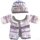 KSS Pink & Grey Sweater and Hat Set size 2T