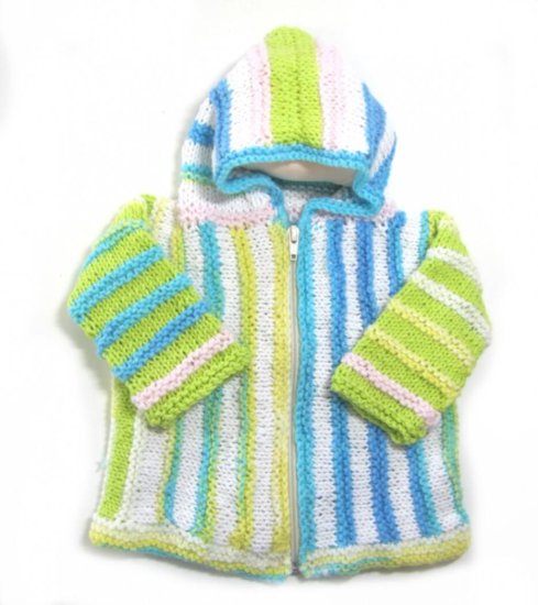 KSS Pastel Hooded Sweater/Jacket (12 -18 Months) - Click Image to Close