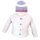 KSS White Baby Sweater/Jacket & Hat (9 Months) SW-1083